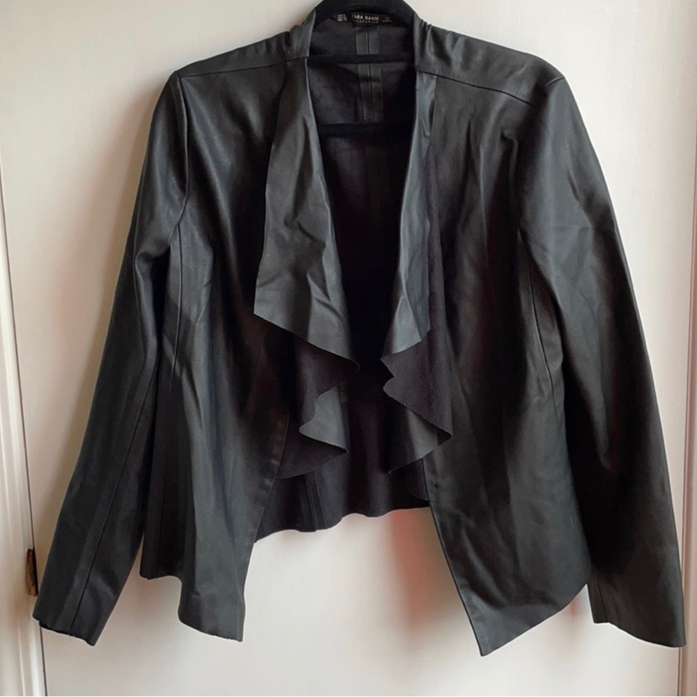 Zara Vegan Leather Jacket